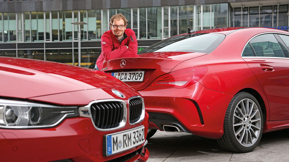 Mercedes CLA 250, BMW 328i, Sebstaian Renz