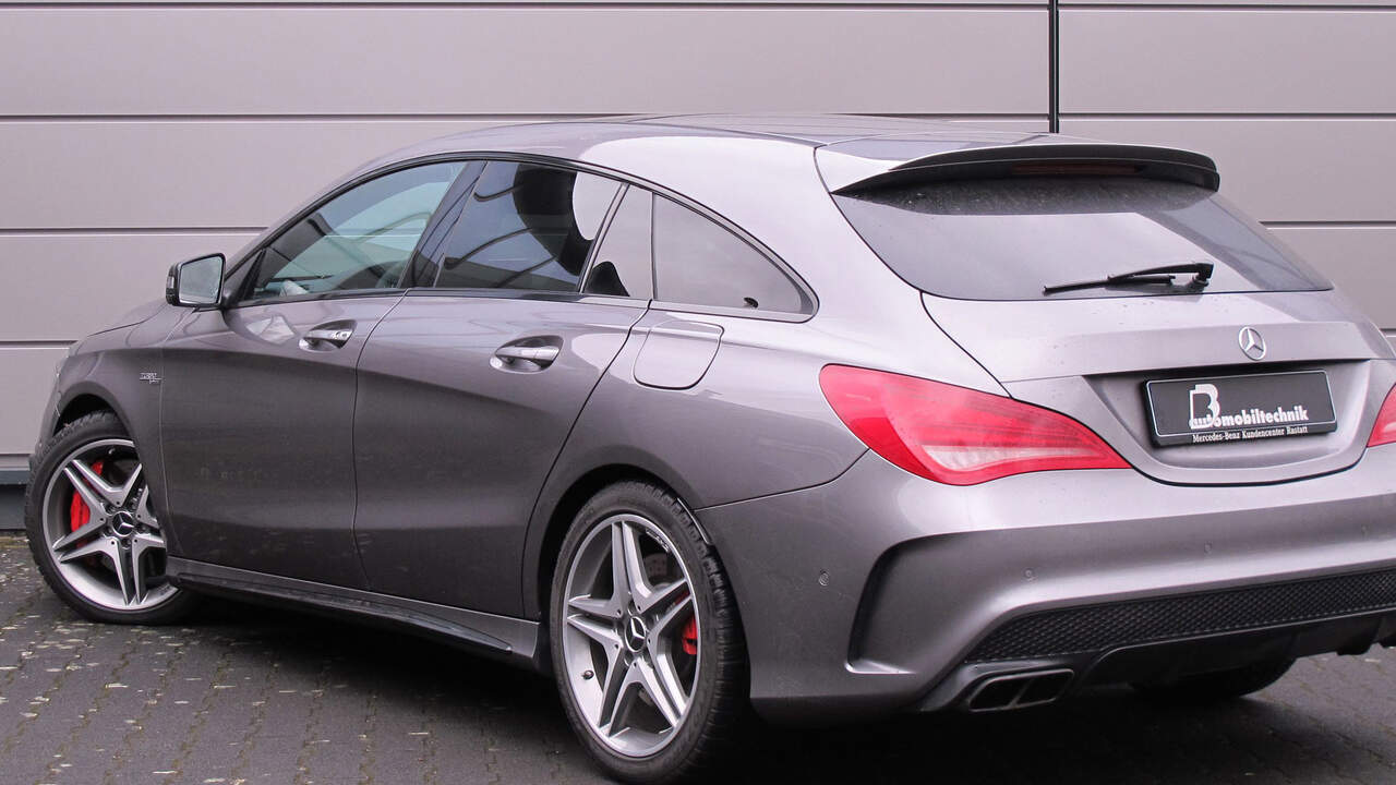 B B Tunt Cla 45 Amg Shooting Brake In Drei Stufen Bis Zu 460 Ps Auto Motor Und Sport