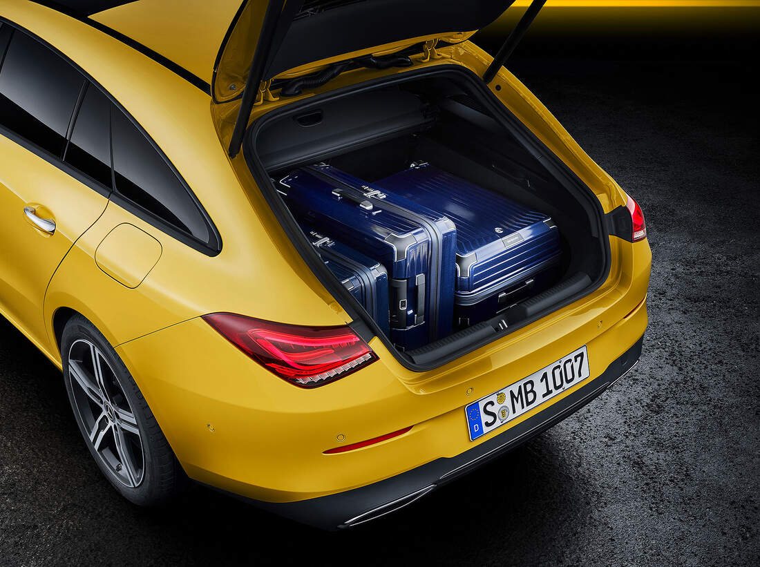 Mercedes Cla Shooting Brake Kofferraum Maße Mercedes CLA Shooting Brake (2019): Coupé mit Kombiheck - auto motor
