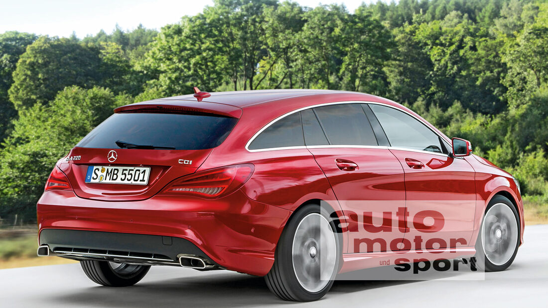 Mercedes CLA Shooting Brake, Heckansicht