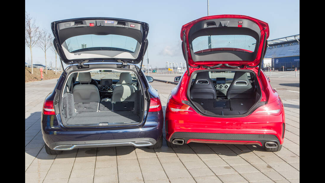 Mercedes CLA Shooting Brake und CKlasse im Vergleich Der Kompakte