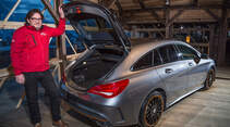 Mercedes CLA Shooting Brake Sitzprobe