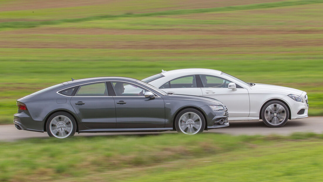 Mercedes CLS 500 4MATIC, Audi S7 Sportback