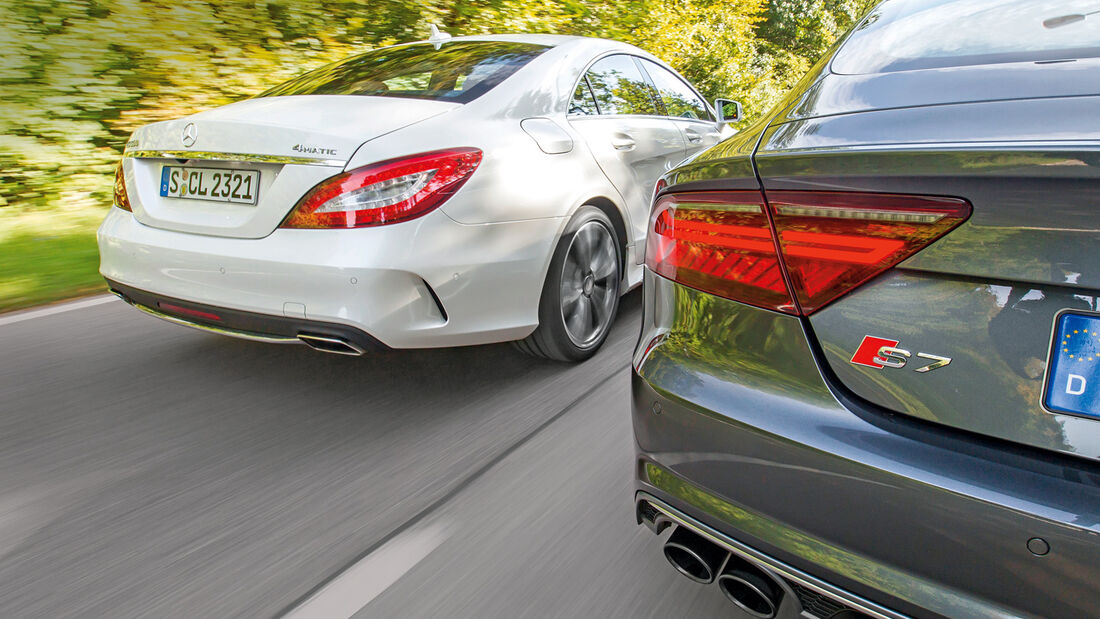 Mercedes CLS 500 4MATIC, Audi S7 Sportback