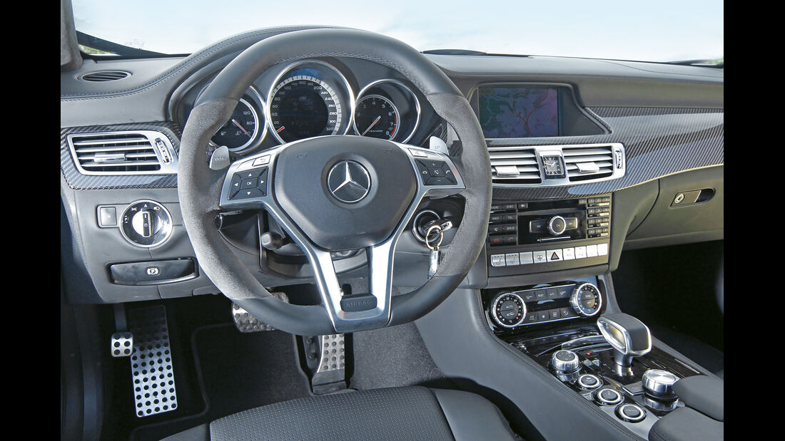 Mercedes CLS 63 AMG, Cockpit, Lenkrad