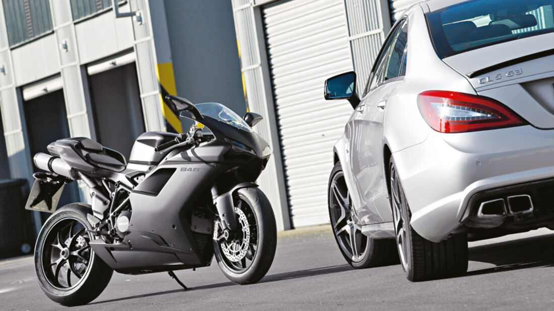 Mercedes CLS 63 AMG Performance Package, Ducati 848 EVO