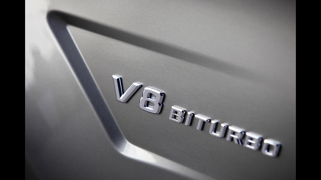 Mercedes CLS 63 AMG, V8 Biturbo, Typenschild