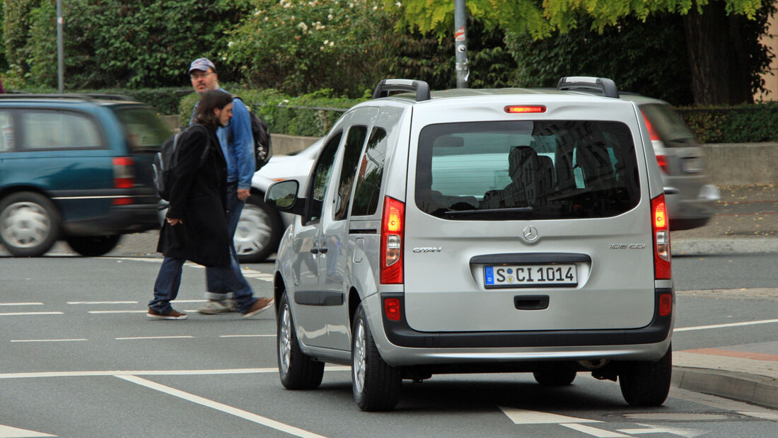 Mercedes Citan Kombi, Heckansicht