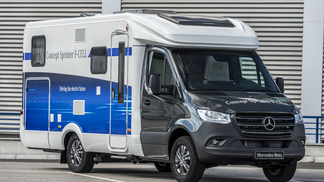 Mercedes Concept Sprinter F-CELL Wohnmobil Brennstoffzelle