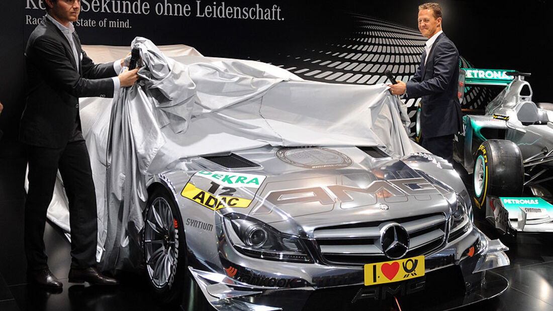 Mercedes DTM C-Coupé IAA 2011, Michael Schumacher, Nico Rosberg