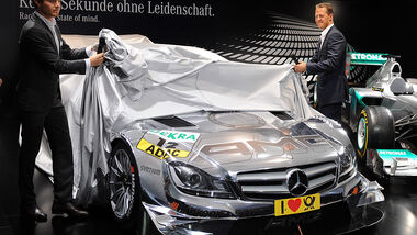 Mercedes DTM C-Coupé IAA 2011, Michael Schumacher, Nico Rosberg