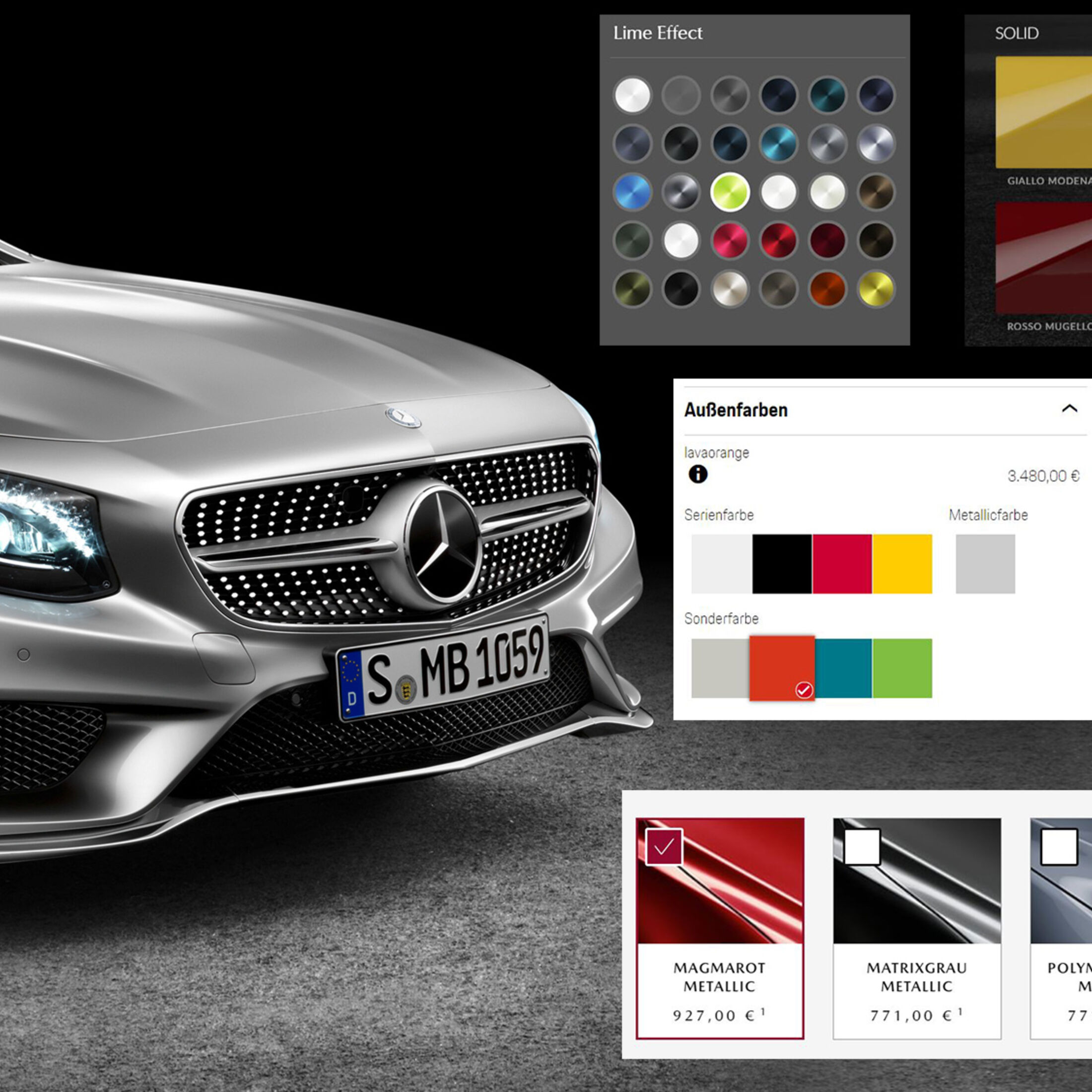 Schluss mit Silber: Mercedes lackiert jetzt in Fremdfarben