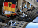 Mercedes Dienstwagen Deutschland Flagge