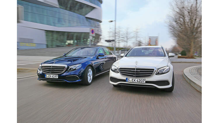 Mercedes E 200 Gegen E 220 D Der Diesel Ist Entspannter Auto Motor Und Sport