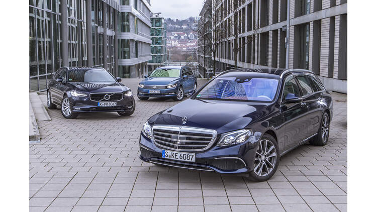 Mercedes E 200 D T Vw Passat 2 0 Tdi Volvo V90 D3 Im Test Auto Motor Und Sport