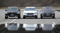 Mercedes E 220 d, Volvo V90 CC, VW Passat Alltrack 2.0 TDI