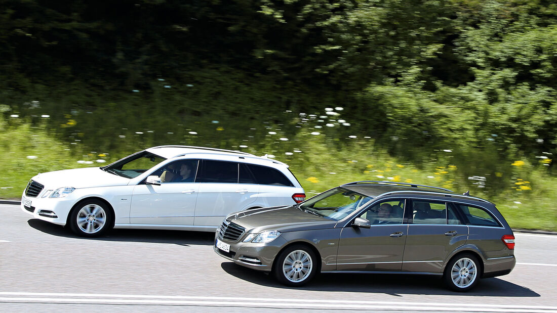 Mercedes E 300 T Bluetec Hybrid, Mercedes E 250 CDI T, Seitenansicht