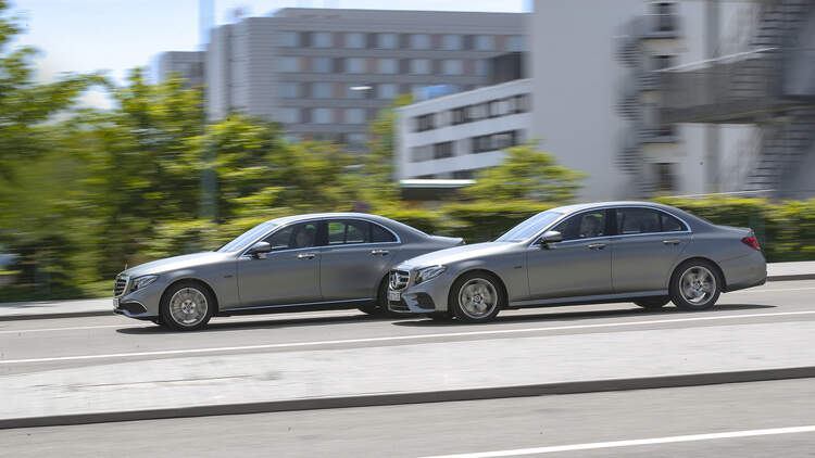 Mercedes E 330 E Und E 300 De Plug In Hybride Im Test Auto Motor Und Sport