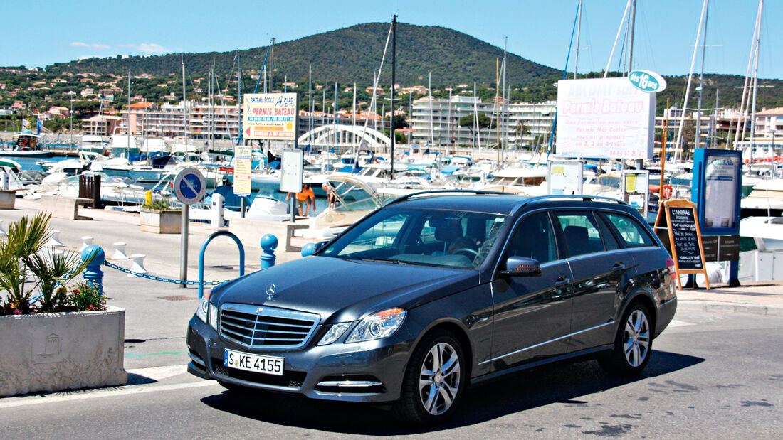 Mercedes E 350 Bluetec T-Modell, Seitenansicht