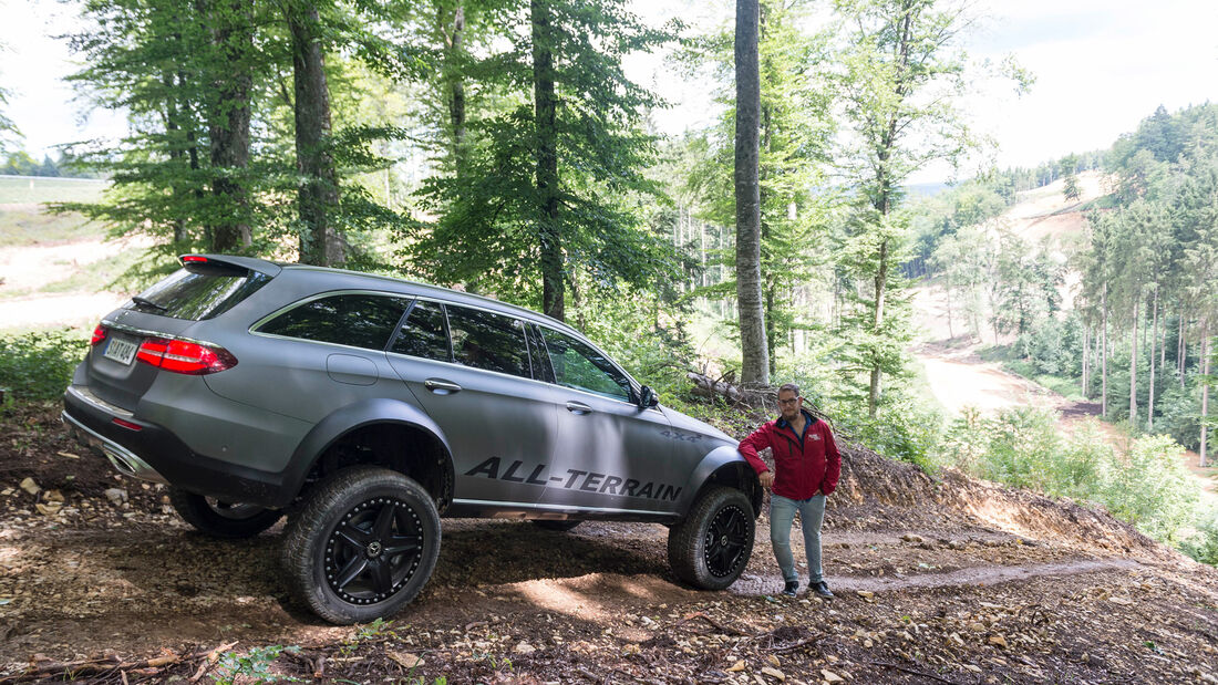 Mercedes E-Klasse All-Terrain 4x4² Mitfahrt Offroad 2017