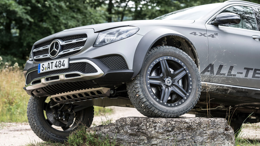 Mercedes E-Klasse All-Terrain 4x4² Mitfahrt Offroad 2017