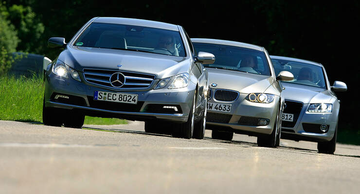Mercedes E-Klasse, BMW 335i, Audi A5