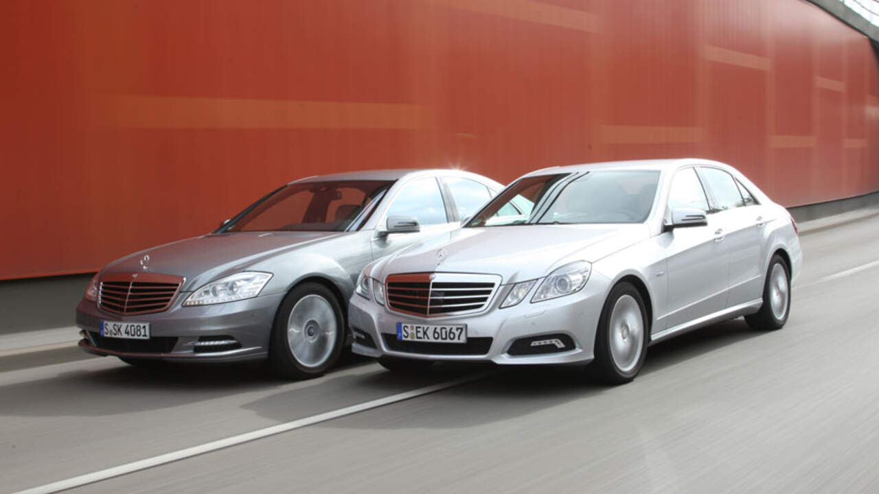 Mercedes E Oder S Klasse Lohnt Der Aufstieg In Die Oberklasse Auto Motor Und Sport