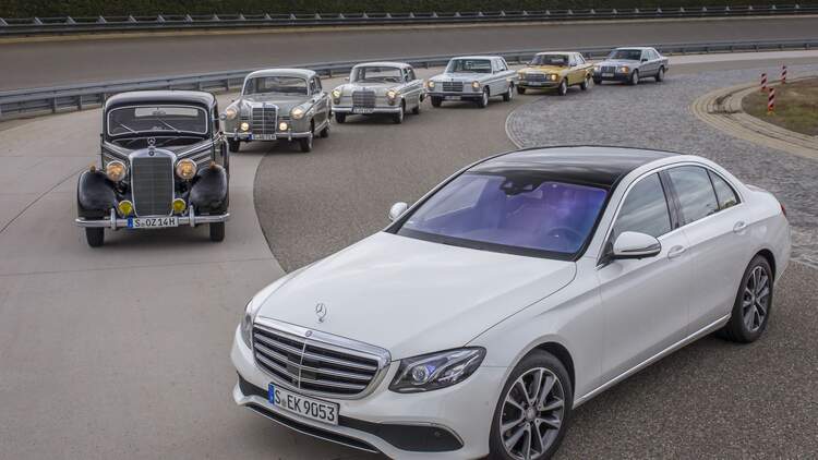 6 Mercedes E Klasse Generationen Im Vergleich Auto Motor Und Sport