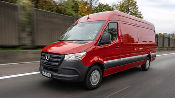 Mercedes E-Sprinter Reichweiten-Test Stuttgart-München