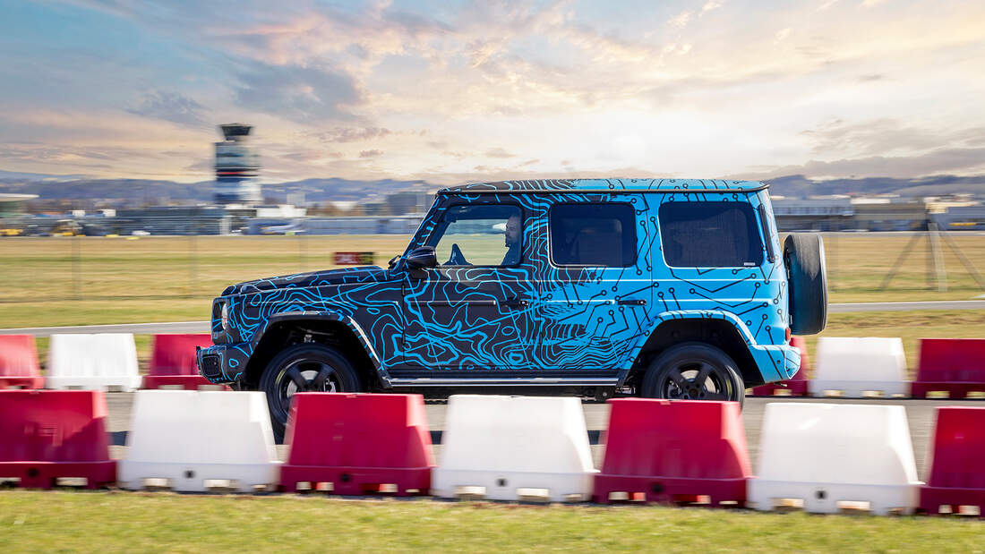 Mitfahrt im Mercedes-EQG-Prototyp | AUTO MOTOR UND SPORT