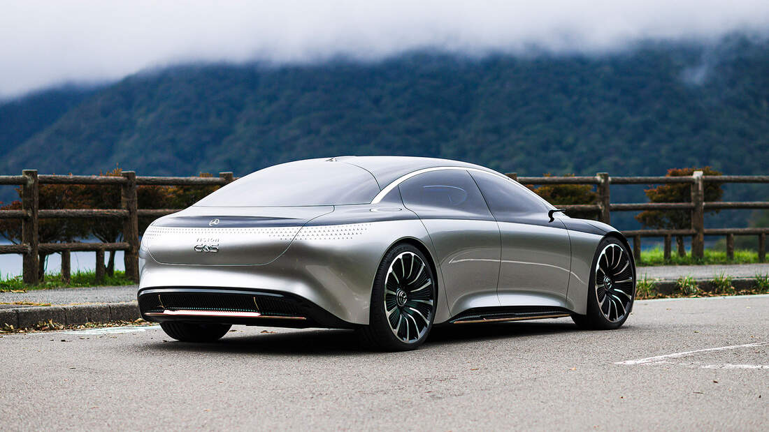 Elektro-Coupé Mercedes EQS (2022): Fahren wie Gott in ...