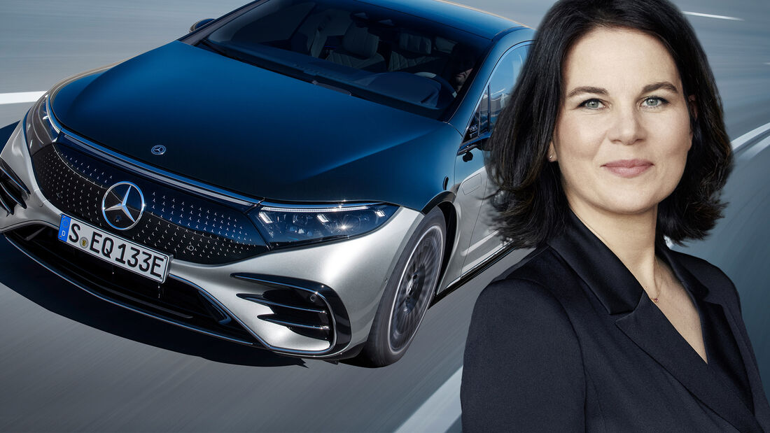 Mercedes EQS Annalena Baerbock Außenministerin Dienstwagen 2022