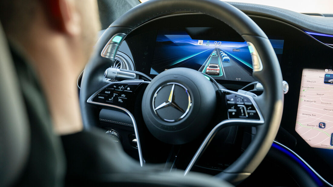 Mercedes EQS Drive Pilot Level 3 Assistenzsystem