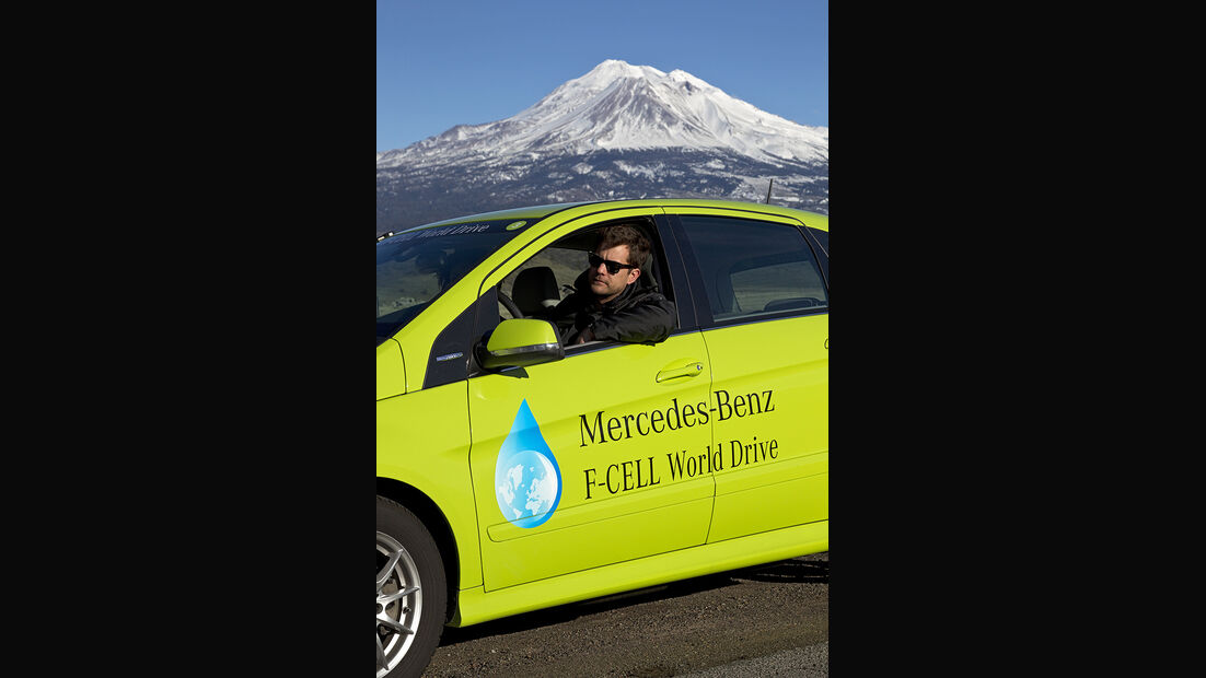 Mercedes F-Cell World Drive, 24. Etappe, Saramento-Medford, Joshua Jackson