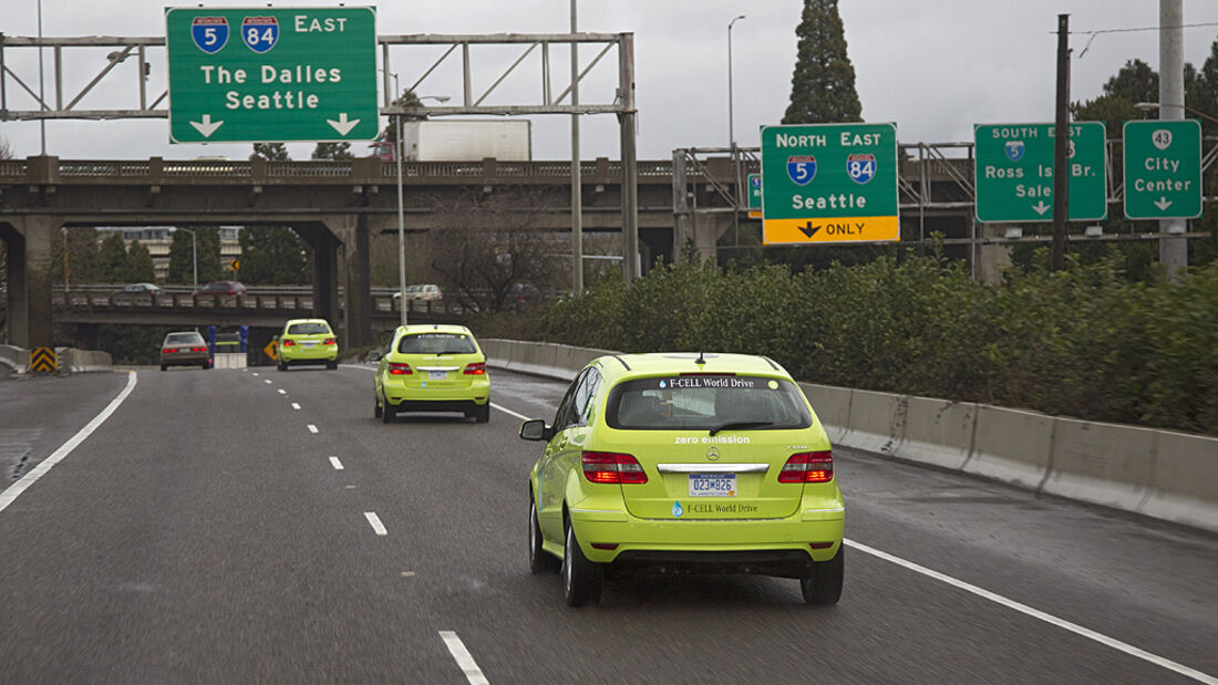 Mercedes F-Cell World Drive, 26. Etappe, Salem-Seattle