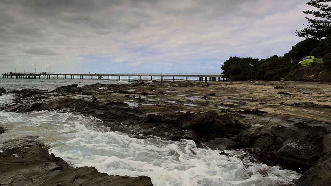 Mercedes F-Cell World Drive, 30. Etappe, Australien Lakes Entrance - Melbourne