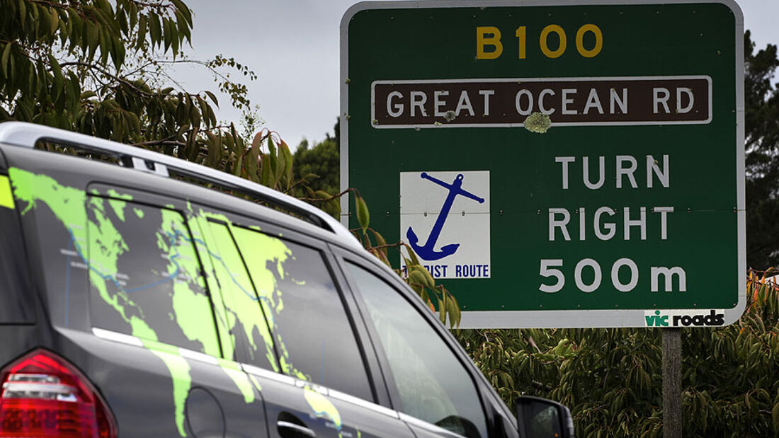 Mercedes F-Cell World Drive, 30. Etappe, Australien Lakes Entrance - Melbourne