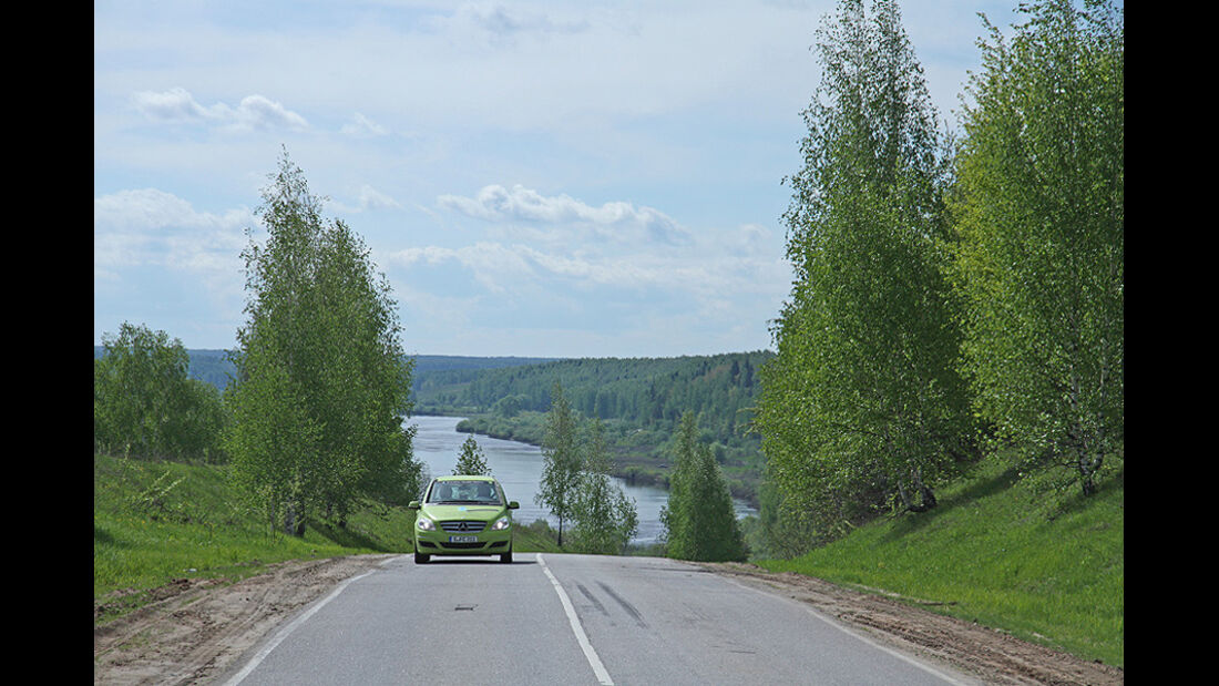 Mercedes F-Cell World Drive, 60. Tag, Nischnij Nowgorod - Moskau