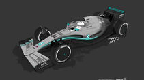 Mercedes - F1-Concept 2021 - Livery by Tim Holmes