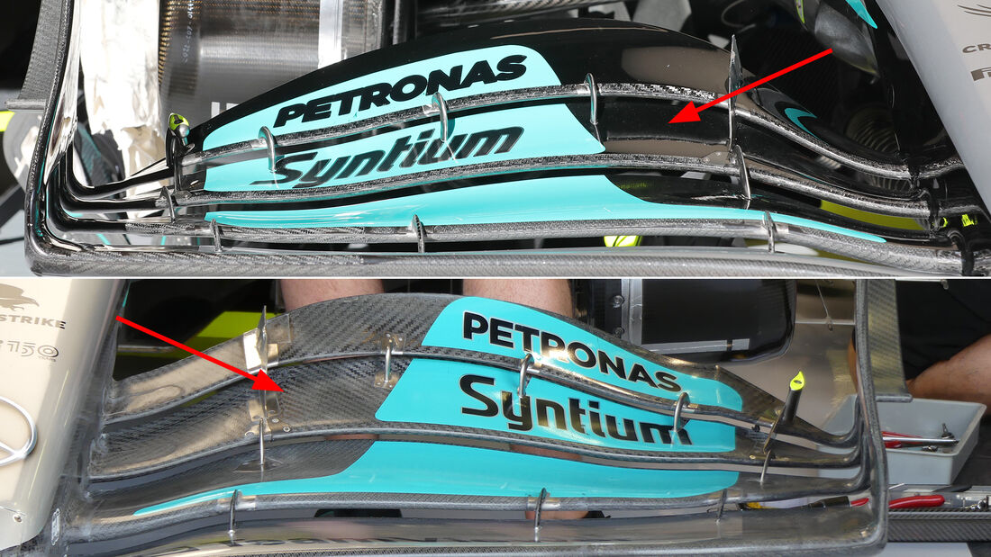 Mercedes - F1-Technik - Lackierung - 2022