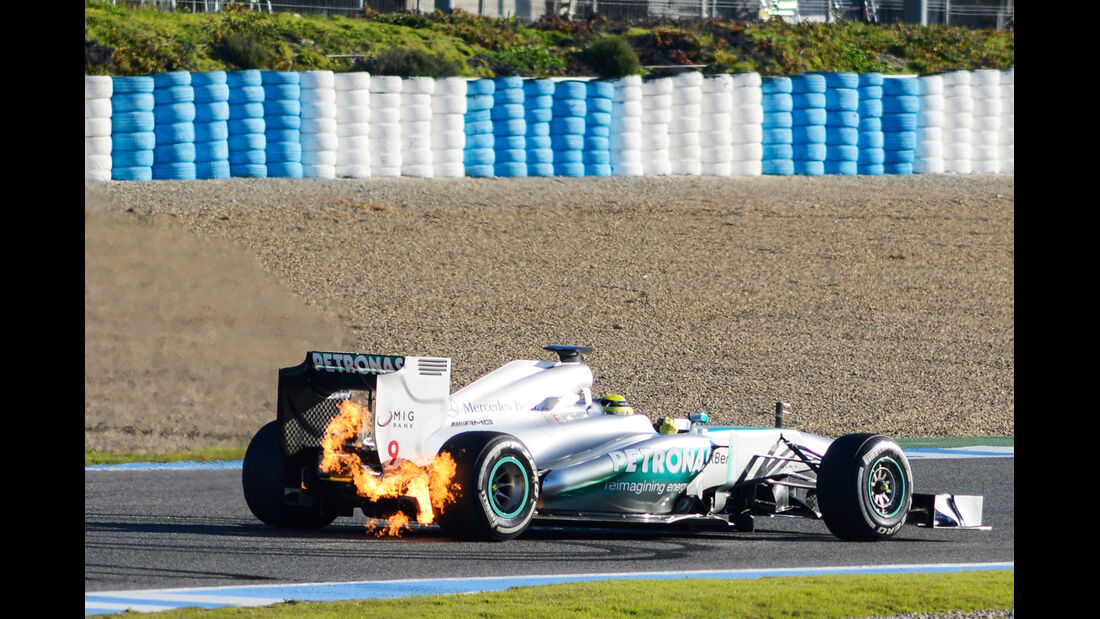 Mercedes F1 Test Jerez 2013
