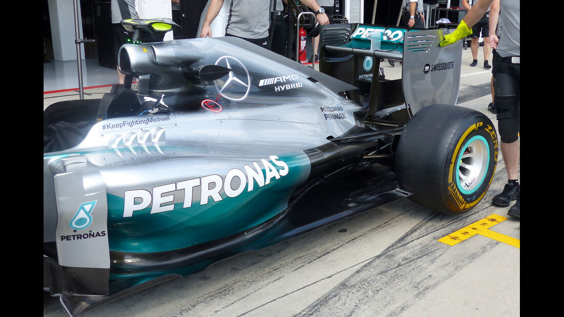 Mercedes - Formel 1 - GP Ungarn - Budapest - 24. Juli 2014
