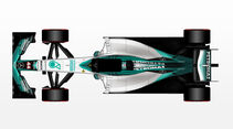 Mercedes - Formel 1 - Lackierung - Design-Concept