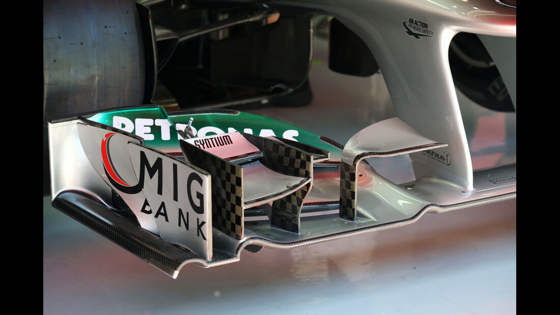 Mercedes Formel 1 Technik GP Spanien 2012
