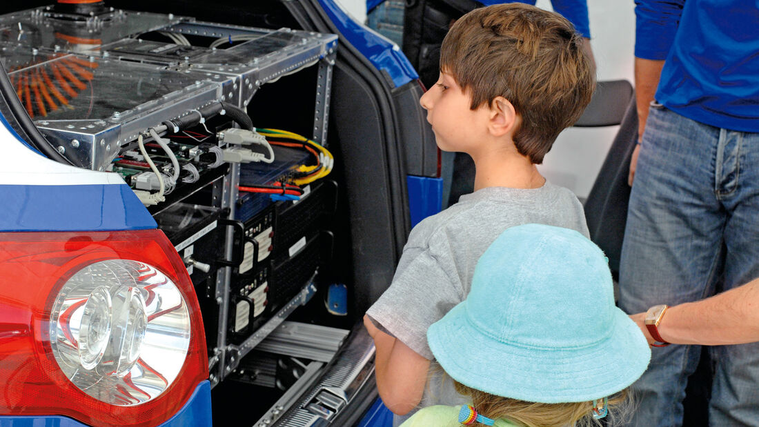 Mercedes-Forschung, Technik, Zuschauer