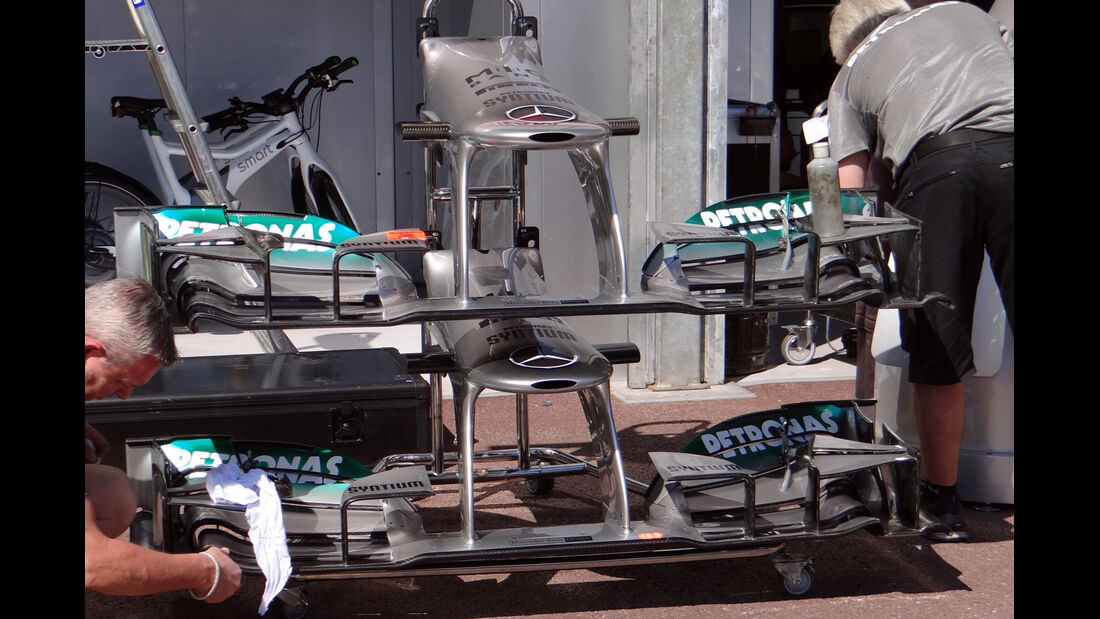 Mercedes Frontflügel - Formel 1 - GP Monaco - 22. Mai 2013