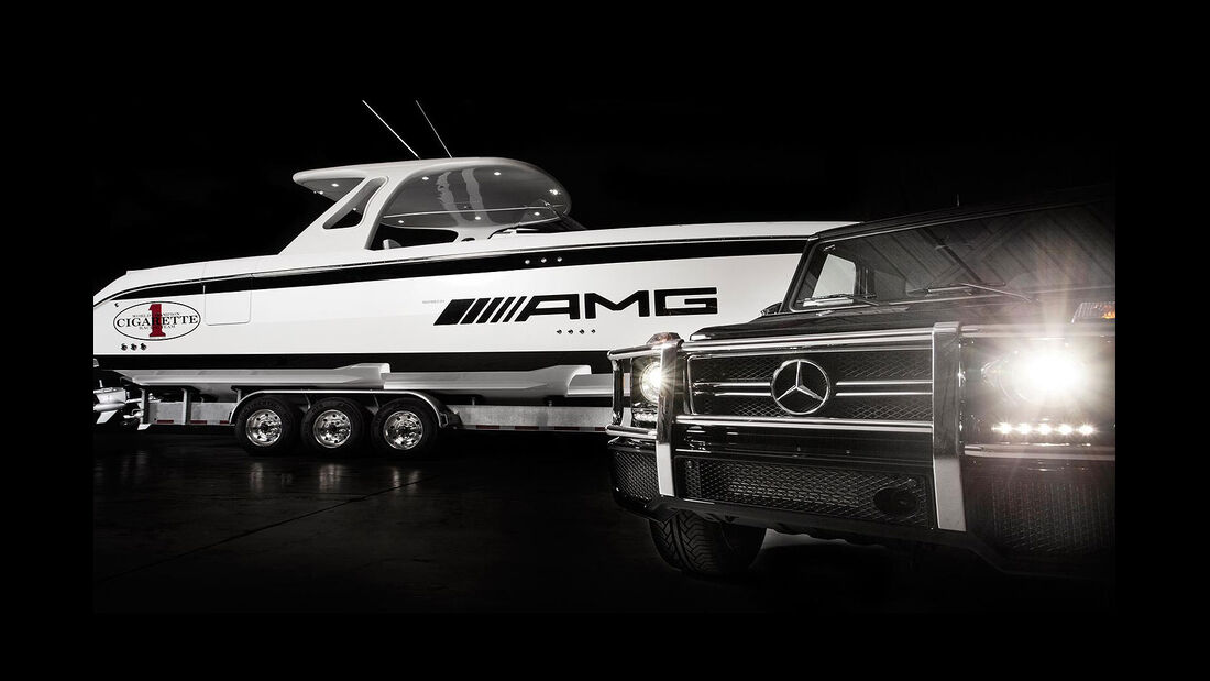Mercedes G 63 AMG INSPIRES THE CIGARETTE 42’ HUNTRESS