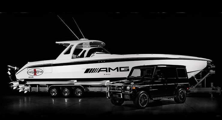 Mercedes G 63 AMG INSPIRES THE CIGARETTE 42’ HUNTRESS