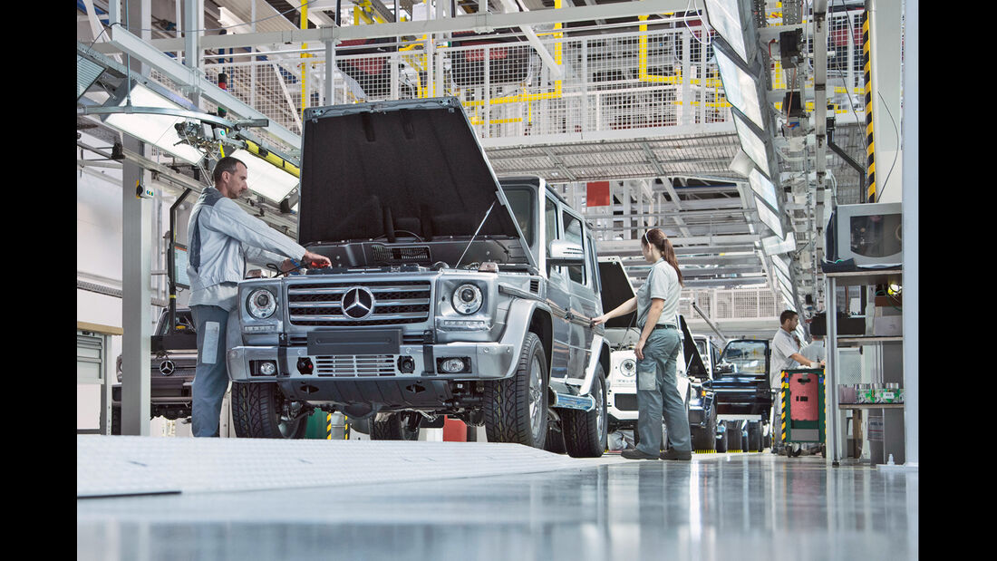 Mercedes G-Klasse Produktion Magna Steyr Graz