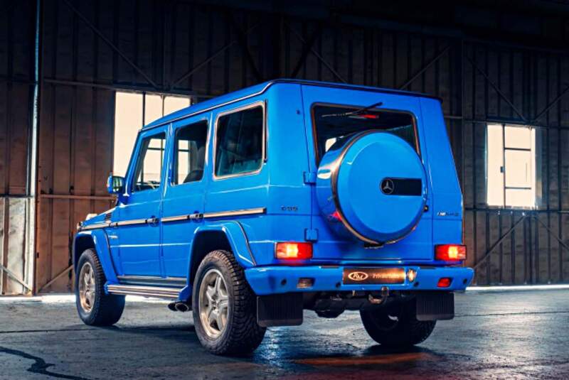 Mercedes G55 Babyblau